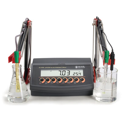 HI2550微電腦pH-EC-TDS-鹽度-°C多參數(shù)水質(zhì)測(cè)定儀