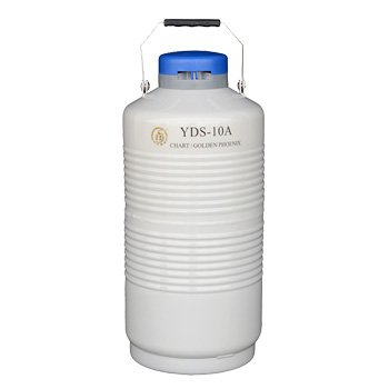 成都金YDS-10A儲(chǔ)存型液氮罐液氮瓶